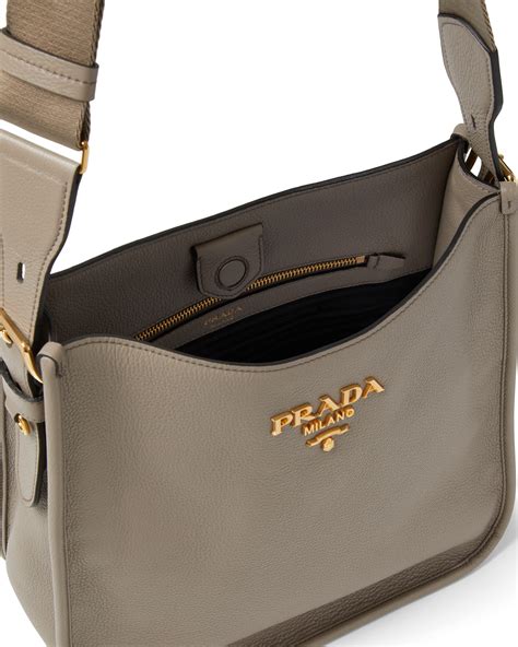 prada shearling hobo bag|Prada hobo bag leather.